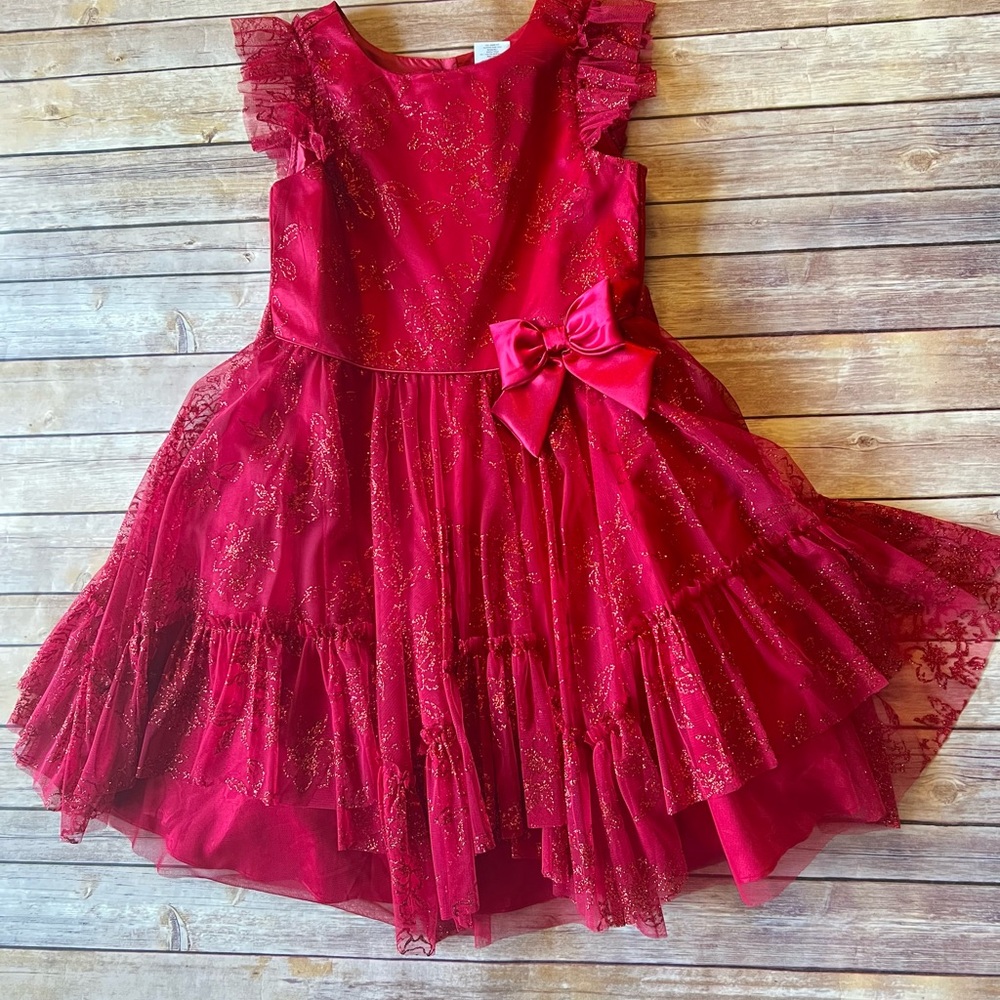 Jona Michelle Red Holiday Dress